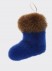 CHRISTMAS BOOT (ELECTRIC BLUE-BEIGE)